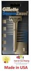 Gillette Sensor Excel Razor Metal Shaver Handle Blades Usa 30 Refill Cartridges