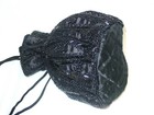  Vintage Victorian Style Reticule Beaded Handbag Choose Red Or Black 
