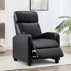 Ebello Home Theater Seating Massage Pu Leather Recliner Chair For Living Room