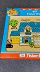 Vintage Fisher Price Wooden Puzzle House  513 With Original Packaging Htf
