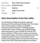 Digitrax Evolution Express Advanced 5 8a Duplex Dcc Starter Set - Wireless New