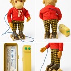 Vintage Toy Battery Operated  frankie The Roller Skating Monkey  Boxed