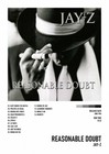 Reasonable Doubt - Jay-z Album Poster 20x30  Custom Music Canvas Poster