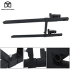 60 Inch Clamp On Pallet Forks Heavy Duty Quick Attach Bucket Forks 2000 Lbs