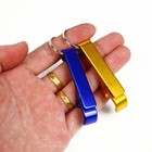 10pcs Beer Bottle Openers colorful Aluminum Bottle Openers Keychains For