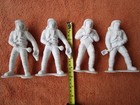 Vintage Louis Marx   Co  White Plastic Apollo Astronaut Figures - 5-1 2  Approx 