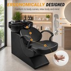 Backwash Unit Barber Shampoo Station Chair Bowl Sink Salon Spa Beauty Equipment