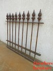 Antique Victorian Gate Garden Fence Architectural Salvage Door Flame Finial  3