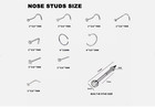 2 Pack Disposable Self Nose Piercing Tool With 10pc Nose Rings Nose Piercing Kit