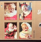 Us Sparkling Holidays Santa Claus Booklet Pane Of 100 Forever Stamps Mnh