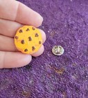  chocolate Chip Cookie Tie Tack Lapel Pin - Yummy Perfect Gift   Very Unique 