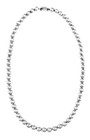 Vintage Taxco Mexico 20    Sterling Silver 8mm Ball Bead Necklace With Box Clasp