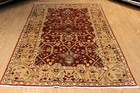 Fine Quality Handmade With Natural Wool Heriz Serapi Design Rust   Cream Colors