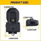 Black Aluminum Hood Locking Latch Catch Kit For 2018-2023 Jeep Wrangler Jl Jlu