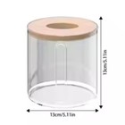 Tissue Storage Box Roll Paper Dispenser Toilet Paper Holder Desktop Tissue Box