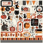 Carta Bella Halloween Fun Collection Kit 12 x12  Paper Stickers Echo Park Paper