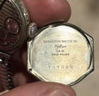 1920   s Hamilton Tonneau Wind Up Watch 17j Rare Works Great 987 14k Gold Filled