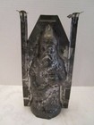 Antique Santa Claus Tin Metal Candy Chocolate Mold Original Clips Germany 9 75 t