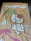Sanrio Hello Kitty Vintage Palm Tree Tropical Beach Pool Towel 30    X 54   