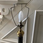 Vintage Large Column Lamp Neoclassical Brass Stiffel Style Table