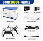4k 64g Hdmi Tv Video Game Stick M15 Gaming Console Gamepad 2 Wireless Controller