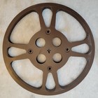 Vintage Goldberg Bros  Brown Metal Film Reel 10 5  Made In Usa