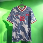 National Team Usa Away - World Cup 1994 - Soccer - Lalas   22 - Xl  usa-large 