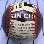 Milwaukee Brewers 2014 Vintage Ticket And Brown Leather Souvenir Baseball Ball