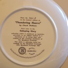 Bradford Exchange Galloping Glory Thundering Hooves Proud Paints Porcelain Plat   