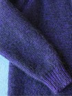 Vintage Made In Italy For Lazarus Chunky Mohair Blend Cable Trim Cardigan Eu 38