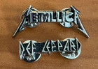 Lot Of 6  Vintage Rock -n- Roll   Heavy Metal Band Pins Metallica   Guns N Roses