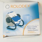 Rolodex 66704 Open Rotary Card File  Holds 500 2 25 X 4 Cards - Black
