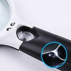 3 Led Light 45x Handheld Magnifier Reading Magnifying Glass Lens Jewelry Loupe