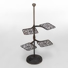 Antique Victorian Cast Iron Adjustable Plant Stand C1868