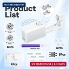 4pcs Ear Piercing Kit  Self Ear Piercing Gun  Easy And Safe Ear Piercing Gun Kit