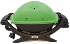 Weber Q1200 Portable Liquid Propane Grill Green 14oz 420  f Max