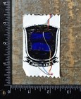Vintage Aalborg Denmark Coat Of Arms Crest Travel Souvenir Woven Patch