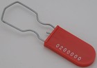 100 Red Wire Padlock Tamper Evident Safety Lock Electric Meter Tag Security Seal