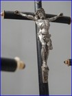     Lot Of 5 Antique French Crucifixes  Dating From The 19th C   