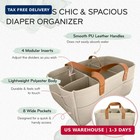 Kiddycare Diaper Caddy Organizer Cart For Nursery Baby Basket Gift For Boy girl