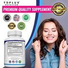Toplux 8-in-1 Magnesium Complex 1000mg High Absorption Bone Muscle Support Usa 
