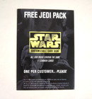 Star Wars Ccg Jedi Pack Complete Set - Decipher 1996 - Never Played - Mint