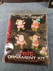 Titan Needlecraft Felt Christmas Ornament 3x Kits  407  478  465 Santa Cat Bears