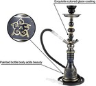 Complete Hookah Set 4 Hose Shisha With Accessories Set For Party Black Pc