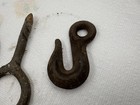 Lot Of 3 Antique Hooks   O Ring Nail Vintage For Use Or Scrap Art