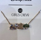 Disney Parks Walt Disney World Attractions Icons Necklace By Girls Crew New