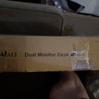 Wali Dual Lcd Monitor Fully Adjustable Desk Mount Stand 13-27  Monitors M002 Nob