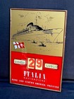 Italy Navigation Perpetual Calendar - Italian Line 1950 Ca  Cesana  c  Milano