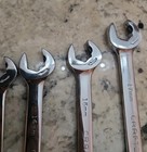 Set 7 Craftsman Combination Ratcheting Metric 12 Point Wrenches 8 - 17 Mm Open 