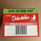 Hartz Delectables Bisque Lickable Wet Cat Treat - Tuna   Salmon 12ct Exp 06 26